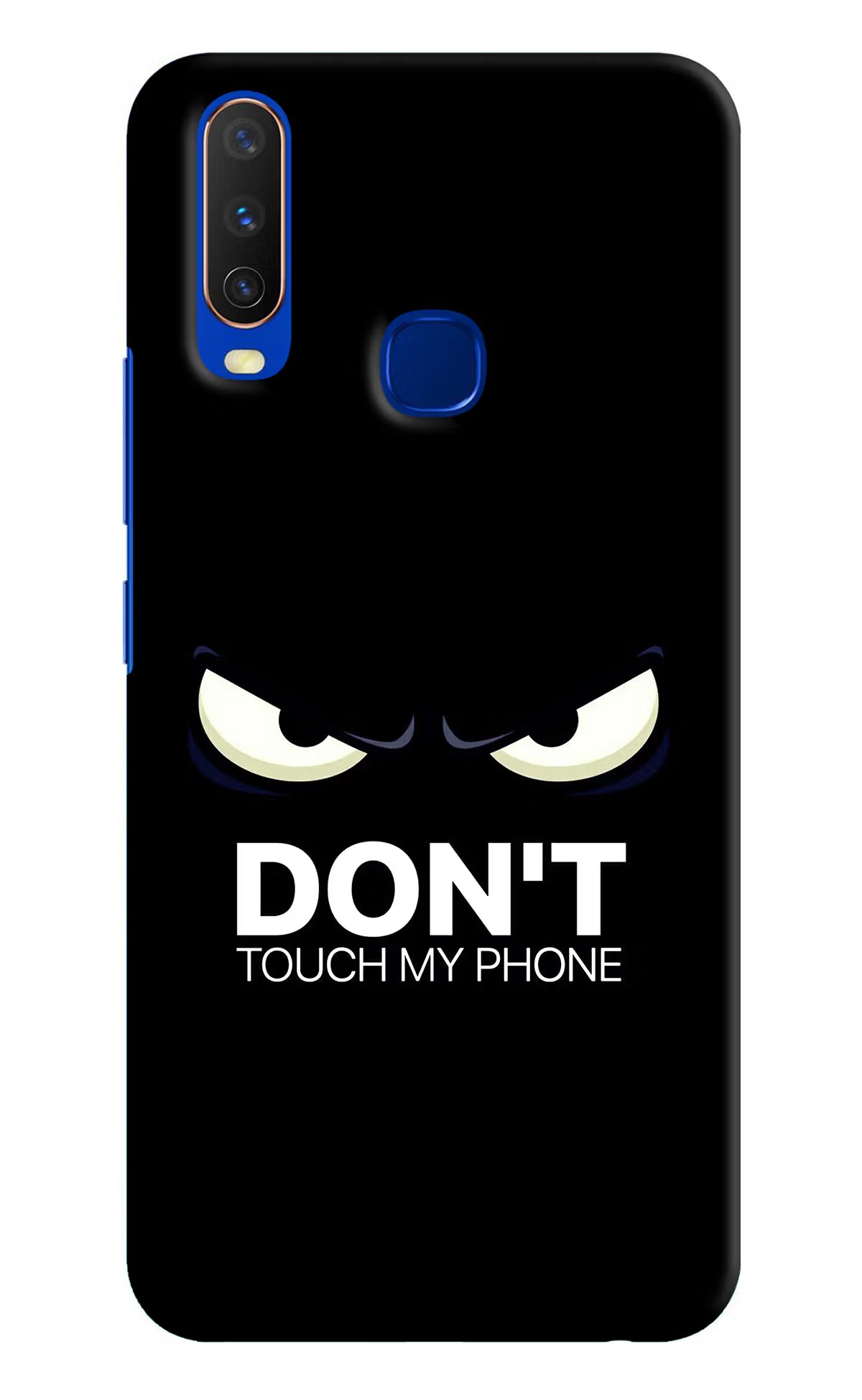 Don'T Touch My Phone Vivo Y15/Y17 Hard Case Back Cover by Casekaro