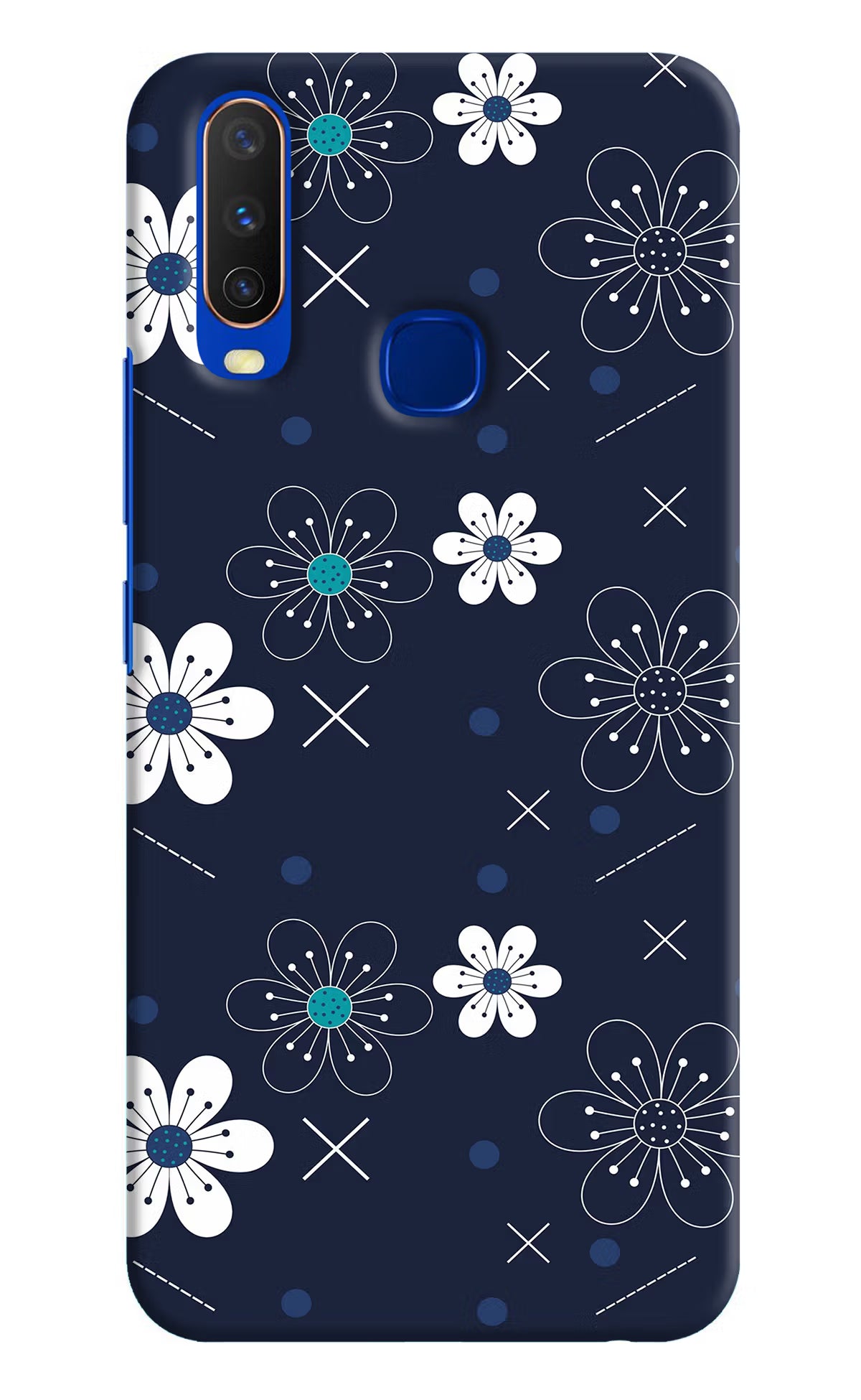 Flowers Vivo Y15/Y17 Hard Case Back Cover by Casekaro