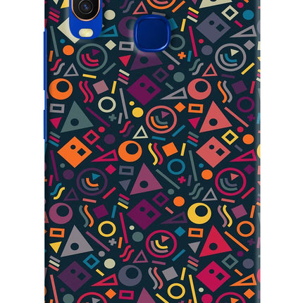 Geometric Abstract Vivo Y15/Y17 Hard Case Back Cover by Casekaro