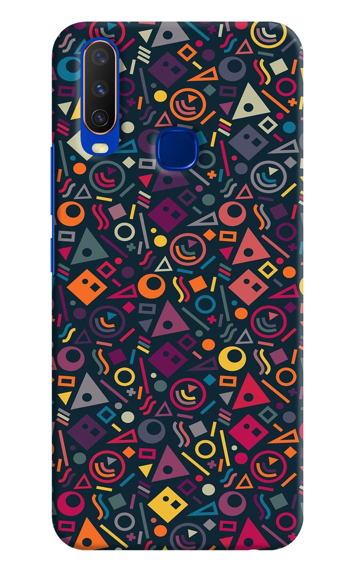 Geometric Abstract Vivo Y15/Y17 Hard Case Back Cover by Casekaro