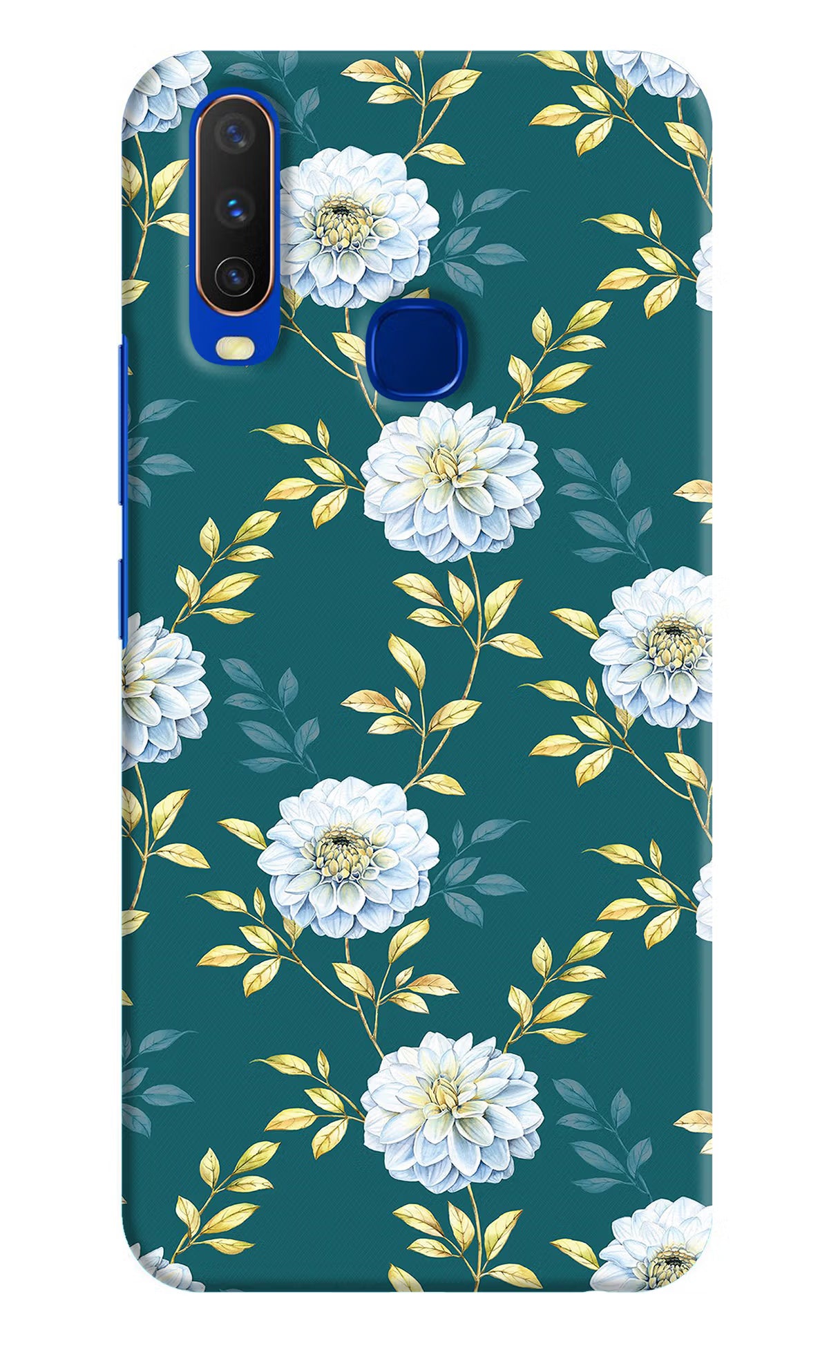 Flowers Vivo Y15/Y17 Hard Case Back Cover by Casekaro