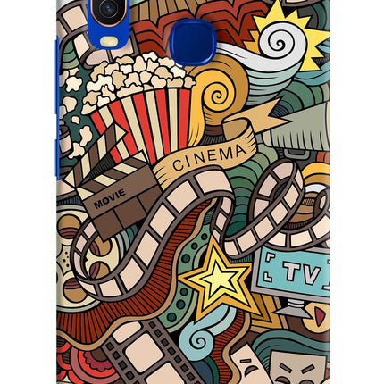 Cinema Abstract Vivo Y15/Y17 Hard Case Back Cover by Casekaro