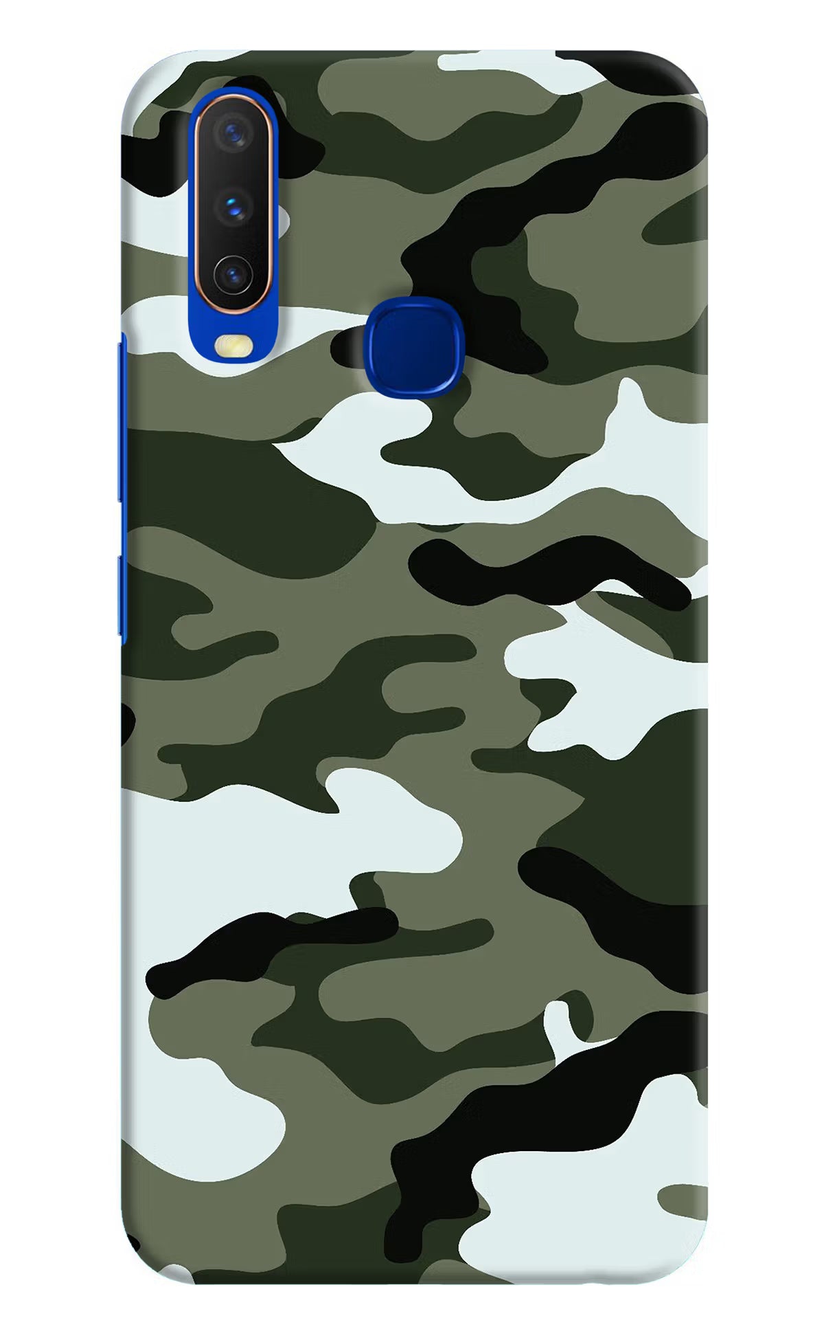 Camouflage Vivo Y15/Y17 Hard Case Back Cover by Casekaro