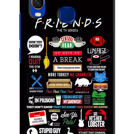 FRIENDS Vivo Y15/Y17 Hard Case Back Cover by Casekaro