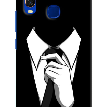 Black Tie Vivo Y15/Y17 Hard Case Back Cover by Casekaro