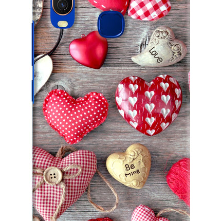 Love Wallpaper Vivo Y15/Y17 Hard Case Back Cover by Casekaro