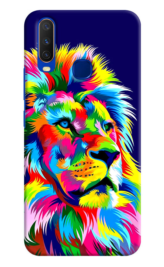 Vector Art Lion Vivo Y15/Y17 Hard Case Back Cover by Casekaro
