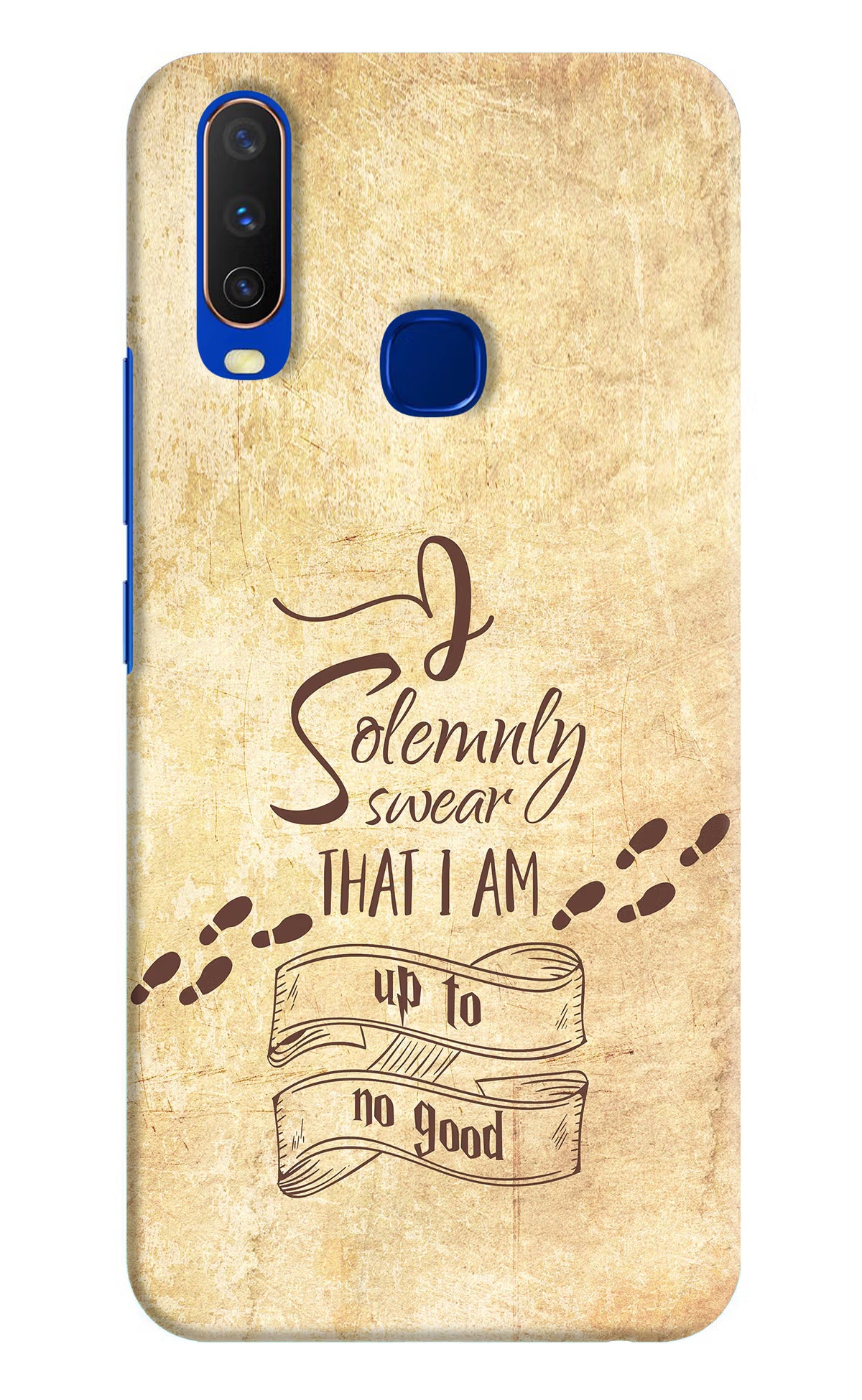 I Solemnly swear that i up to no good Vivo Y15/Y17 Hard Case Back Cover by Casekaro