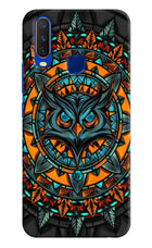 Angry Owl Art Vivo Y15/Y17 Hard Case Back Cover by Casekaro