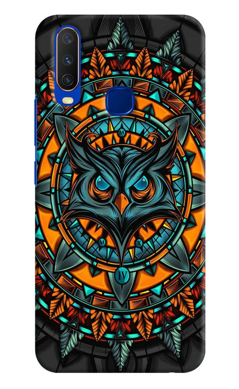 Angry Owl Art Vivo Y15/Y17 Back Cover