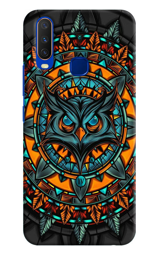 Angry Owl Art Vivo Y15/Y17 Hard Case Back Cover by Casekaro