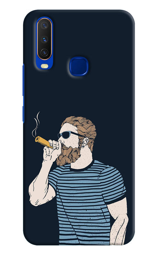 Smoking Vivo Y15/Y17 Hard Case Back Cover by Casekaro