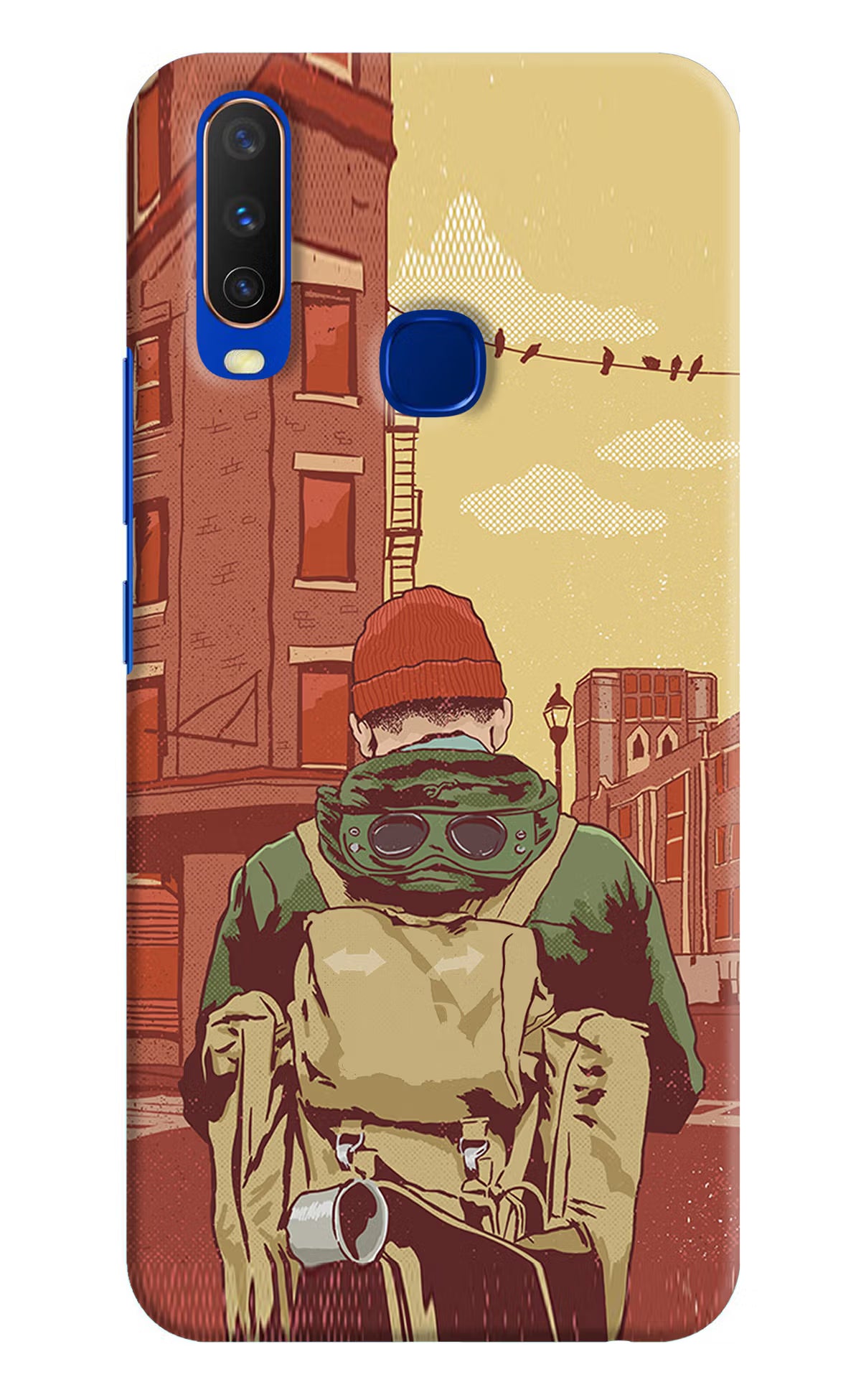 Adventurous Vivo Y15/Y17 Hard Case Back Cover by Casekaro
