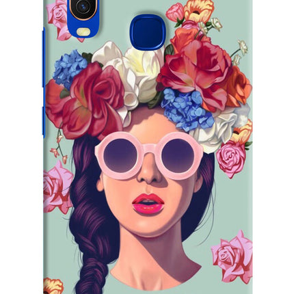 Pretty Girl Vivo Y15/Y17 Hard Case Back Cover by Casekaro