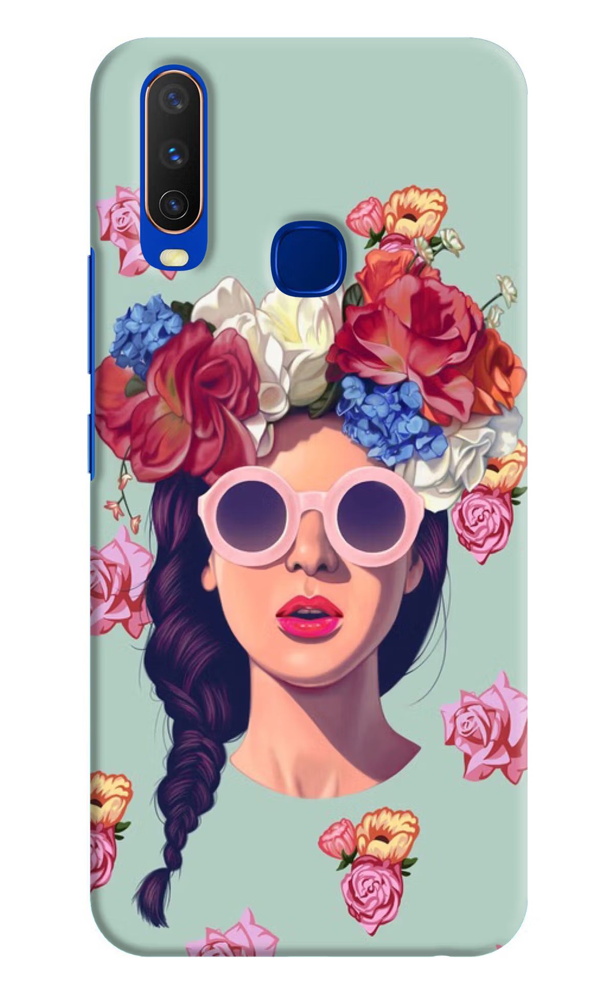 Pretty Girl Vivo Y15/Y17 Hard Case Back Cover by Casekaro