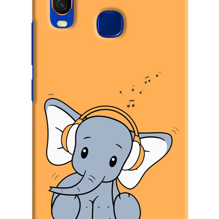 High On Music Vivo Y15/Y17 Hard Case Back Cover by Casekaro