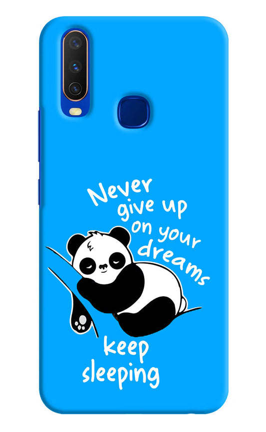 Keep Sleeping Vivo Y15/Y17 Hard Case Back Cover by Casekaro