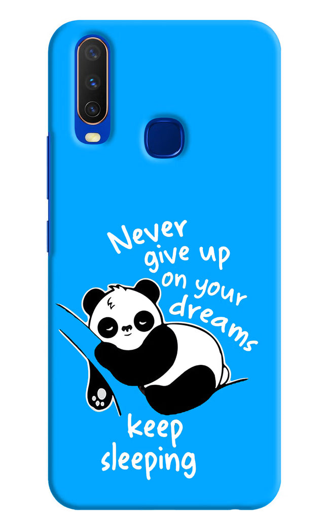 Keep Sleeping Vivo Y15/Y17 Hard Case Back Cover by Casekaro
