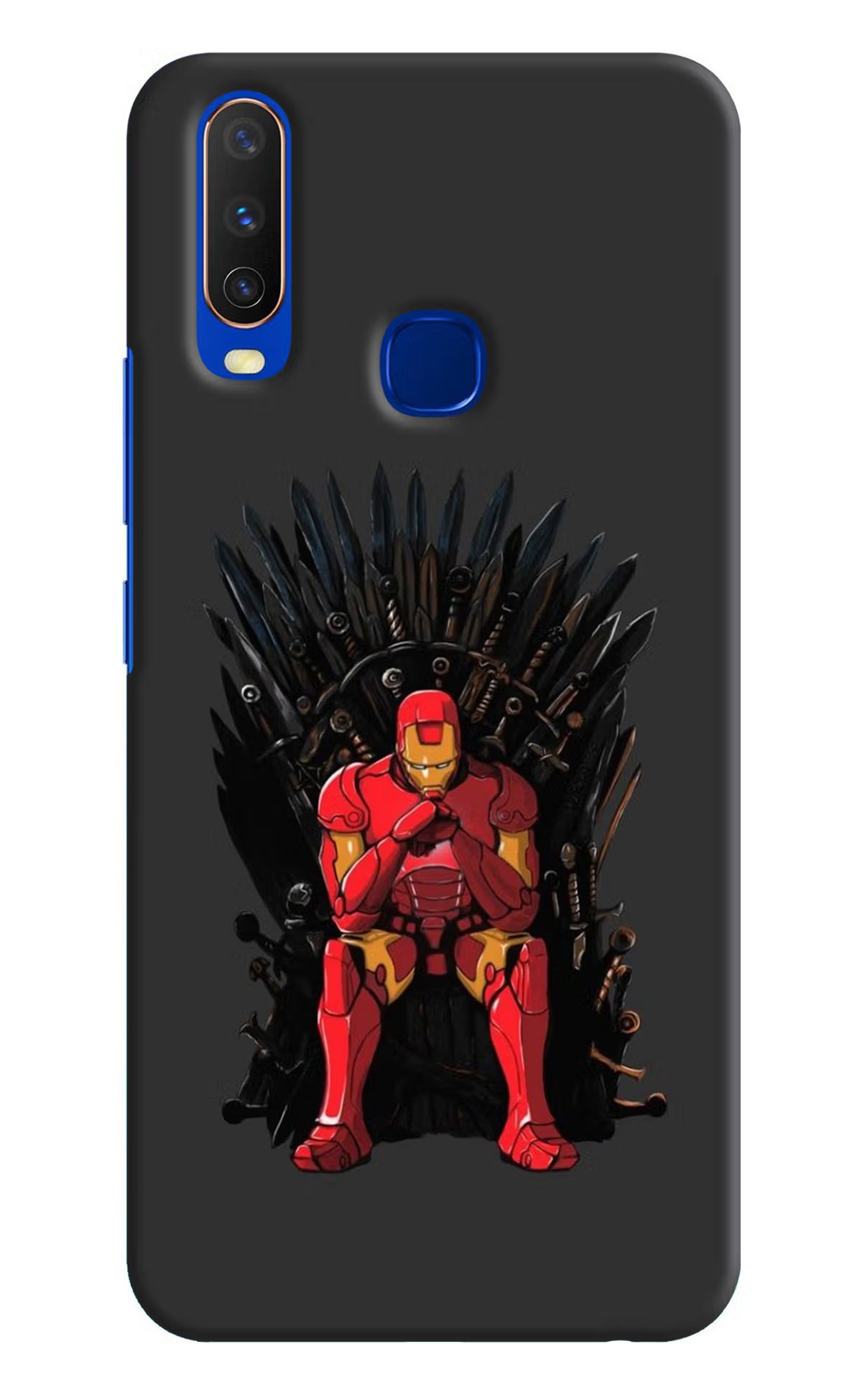 Ironman Throne Vivo Y15/Y17 Hard Case Back Cover by Casekaro