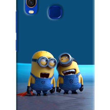 Minion Laughing Vivo Y15/Y17 Hard Case Back Cover by Casekaro