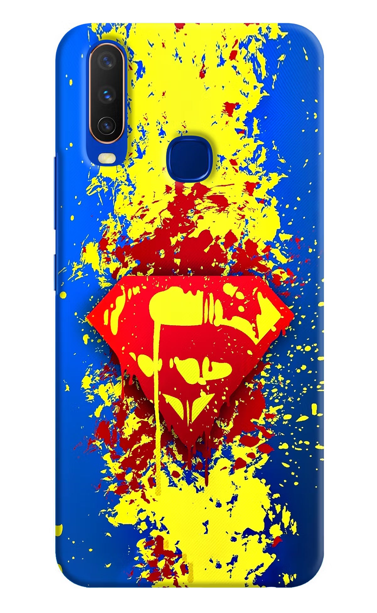 Superman logo Vivo Y15/Y17 Hard Case Back Cover by Casekaro