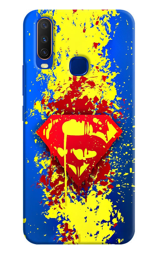 Superman logo Vivo Y15/Y17 Hard Case Back Cover by Casekaro