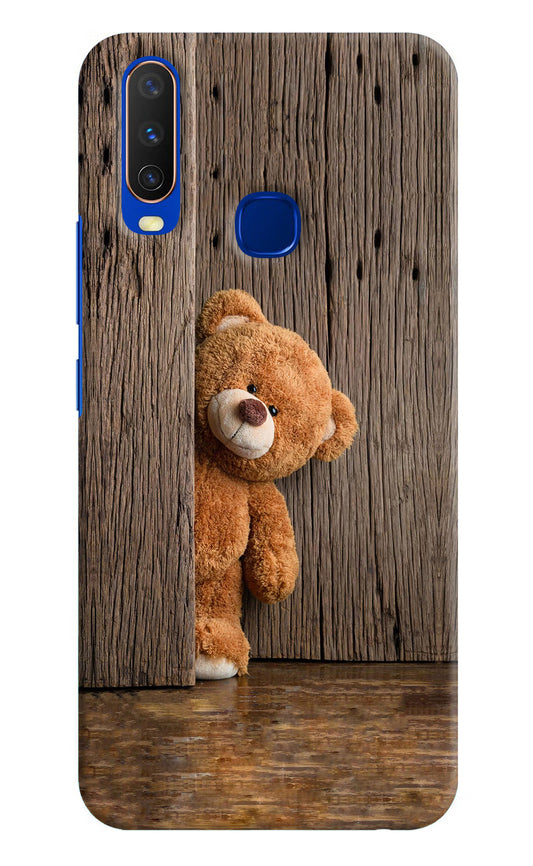 Teddy Wooden Vivo Y15/Y17 Hard Case Back Cover by Casekaro