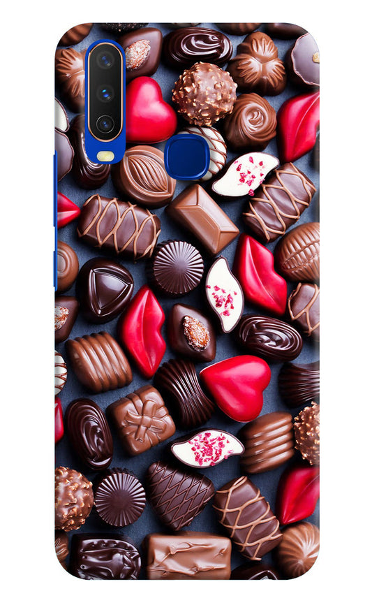 Chocolates Vivo Y15/Y17 Hard Case Back Cover by Casekaro