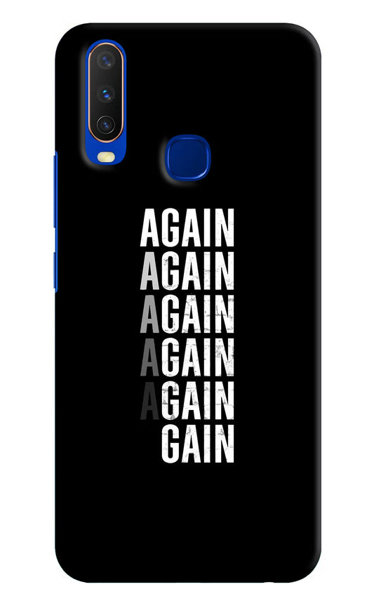 Again Again Gain Vivo Y15/Y17 Hard Case Back Cover by Casekaro