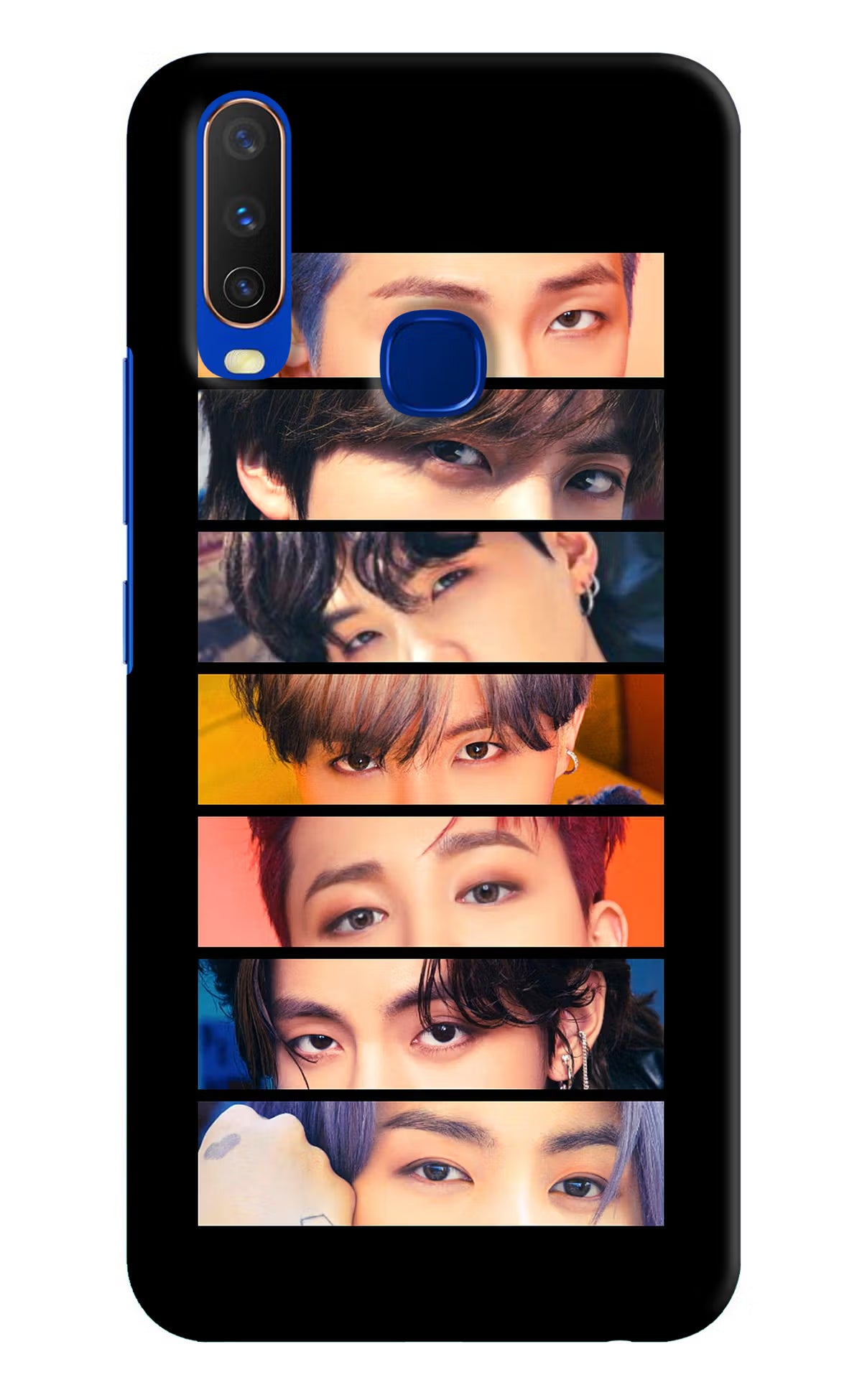 BTS Eyes Vivo Y15/Y17 Hard Case Back Cover by Casekaro