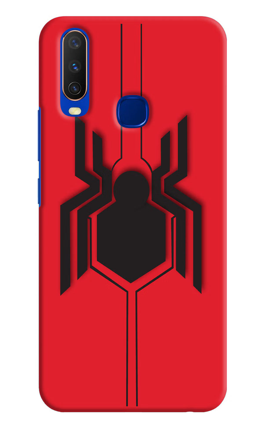Spider Vivo Y15/Y17 Back Cover, Hard case