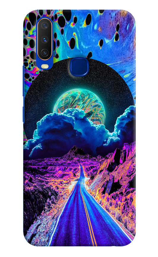 Psychedelic Painting Vivo Y15/Y17 Hard Case Back Cover by Casekaro