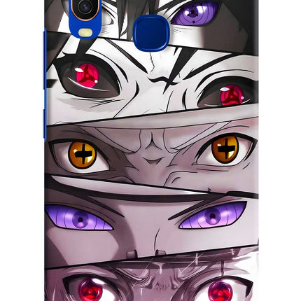 Naruto Anime Vivo Y15/Y17 Hard Case Back Cover by Casekaro
