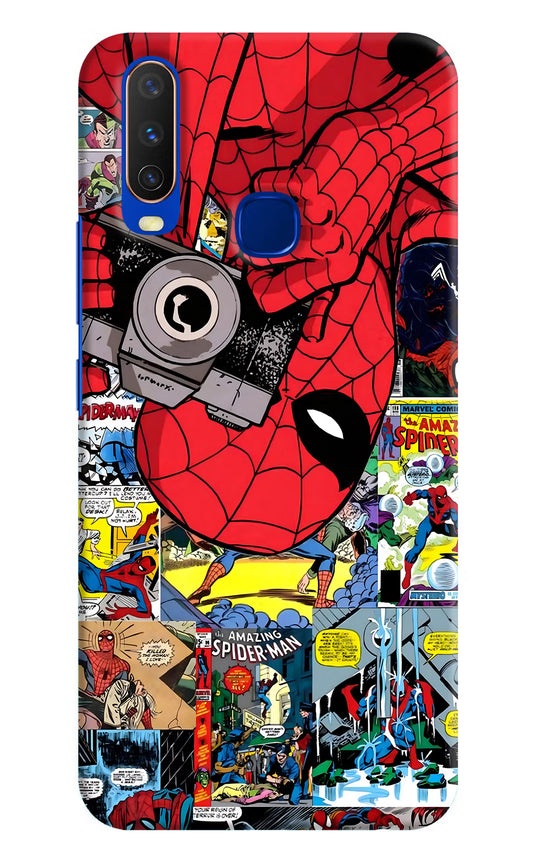 Spider Man Vivo Y15/Y17 Hard Case Back Cover by Casekaro