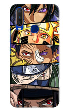 Naruto Character Vivo Y15/Y17 Hard Case Back Cover by Casekaro
