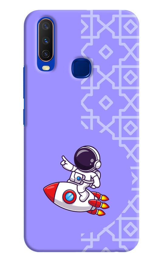 Cute Astronaut Vivo Y15/Y17 Hard Case Back Cover by Casekaro