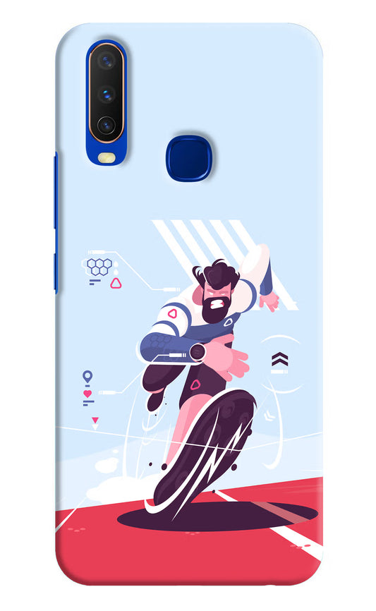 Run Pro Vivo Y15/Y17 Hard Case Back Cover by Casekaro
