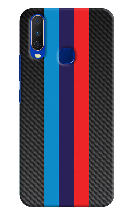 BMW Stripes Pattern Vivo Y15/Y17 Hard Case Back Cover by Casekaro