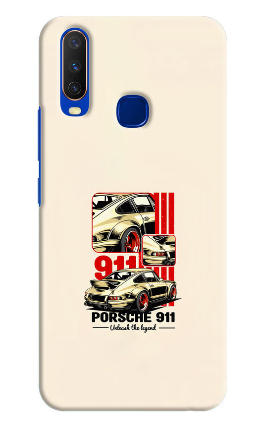 Classic Porsche 911 Vivo Y15/Y17 Hard Case Back Cover by Casekaro