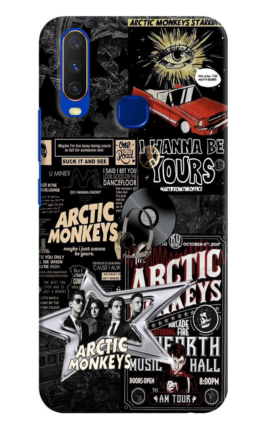 Arctic Monkeys Vivo Y15/Y17 Back Cover, Hard case
