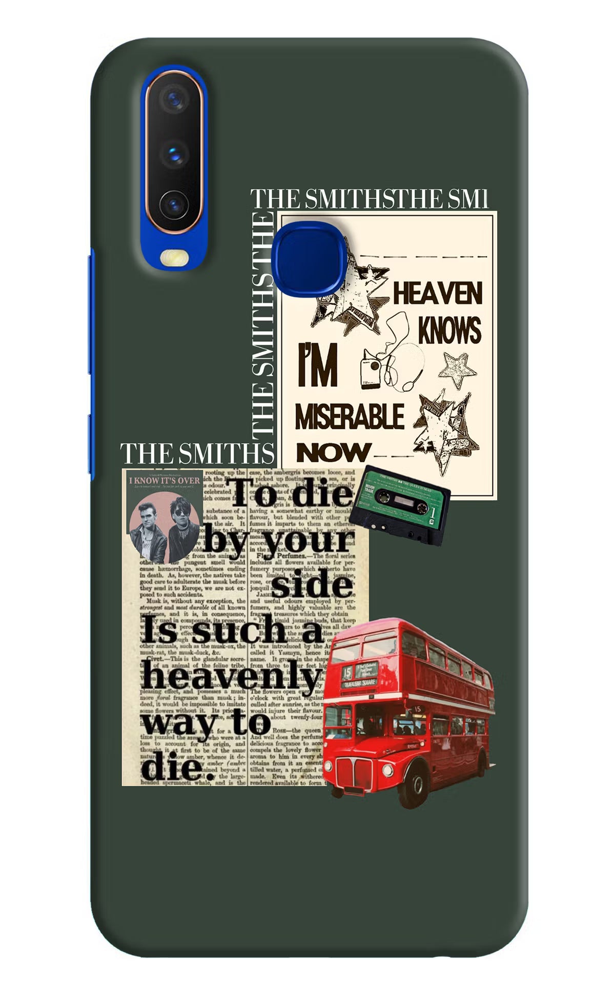 The Smiths Vivo Y15/Y17 Hard Case Back Cover by Casekaro