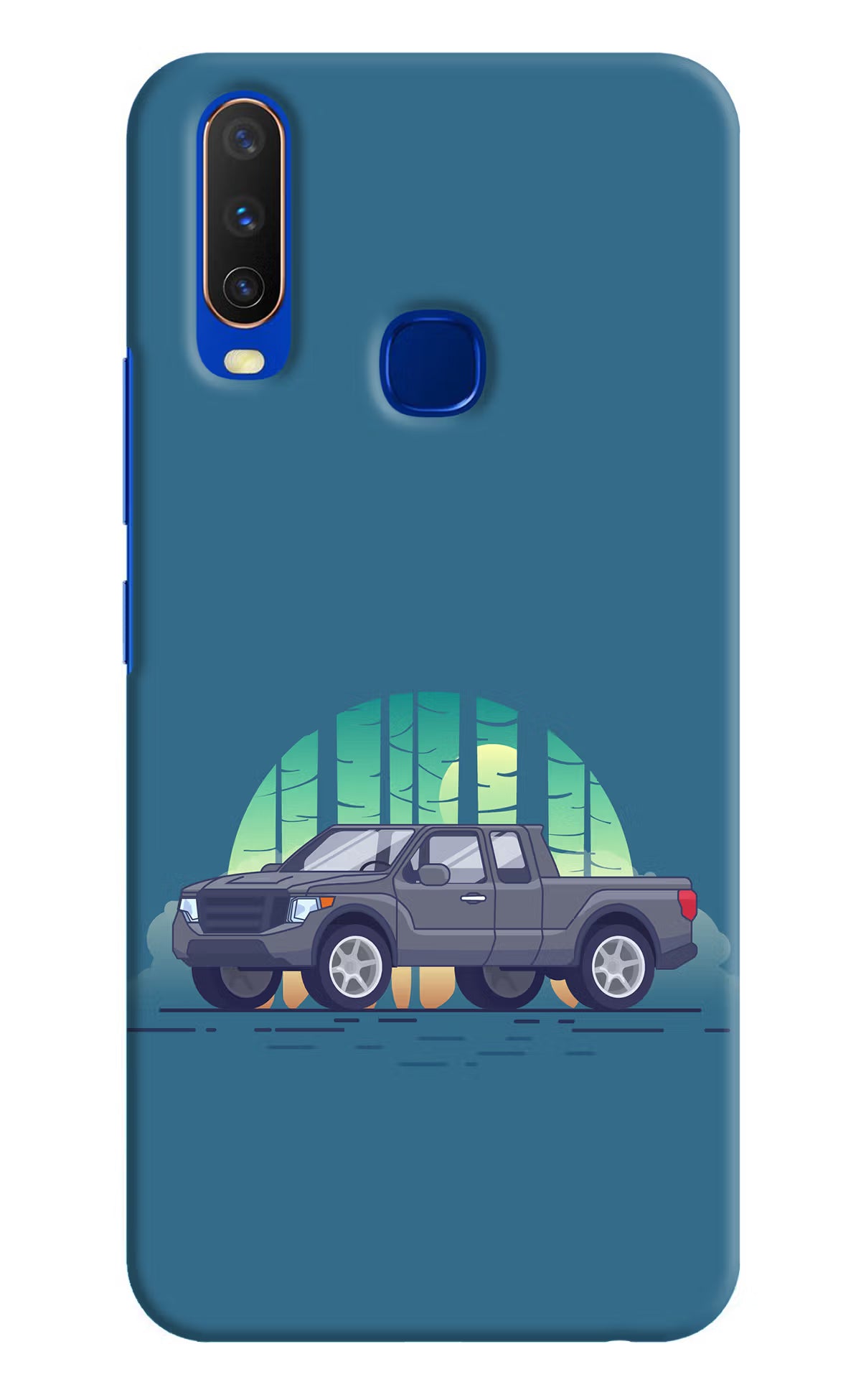 Retro Garage Vibe Vivo Y15/Y17 Hard Case Back Cover by Casekaro