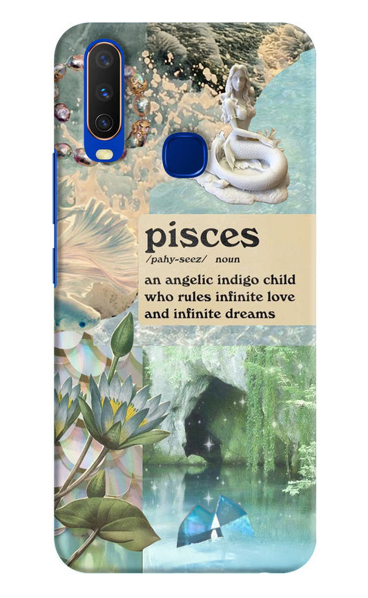 Pisces Zodiac Vivo Y15/Y17 Hard Case Back Cover by Casekaro