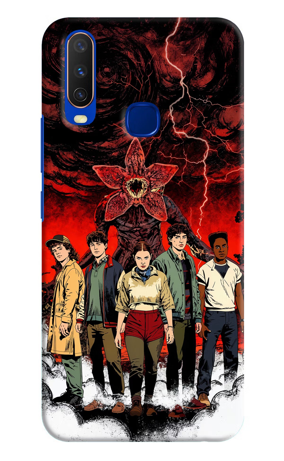 Ordinary Things Characters Vivo Y15/Y17 Hard Case Back Cover by Casekaro