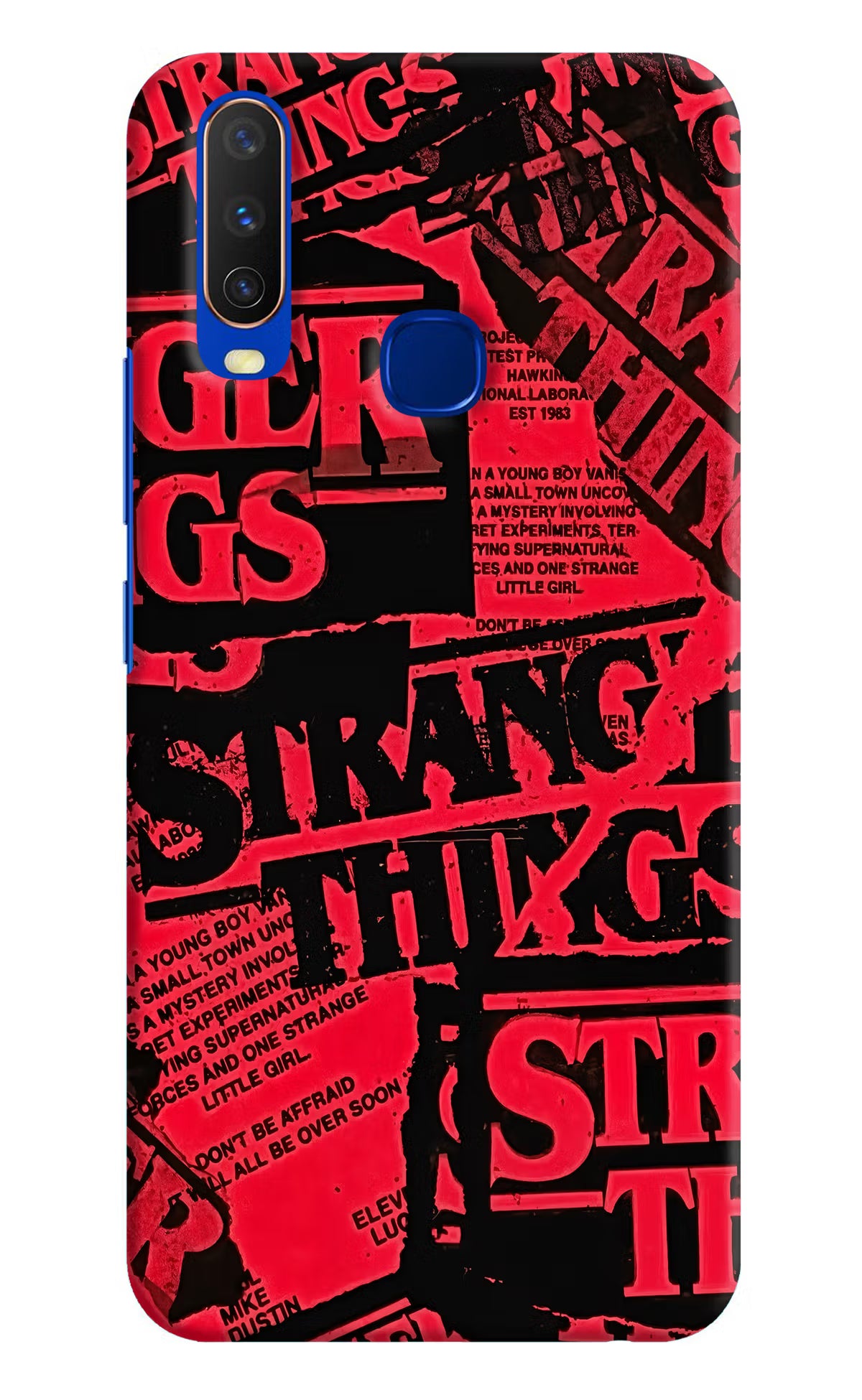 Ordinary Things Vivo Y15/Y17 Hard Case Back Cover by Casekaro
