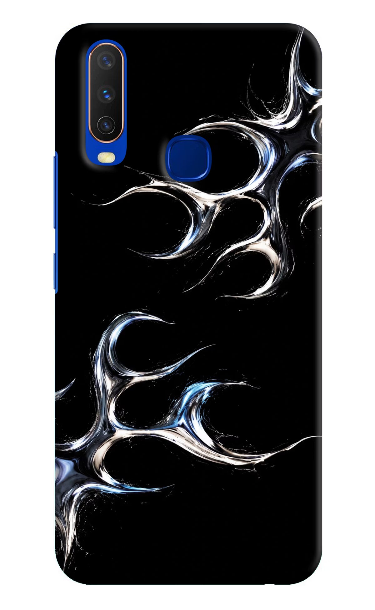 Chrome Tribal Vivo Y15/Y17 Hard Case Back Cover by Casekaro