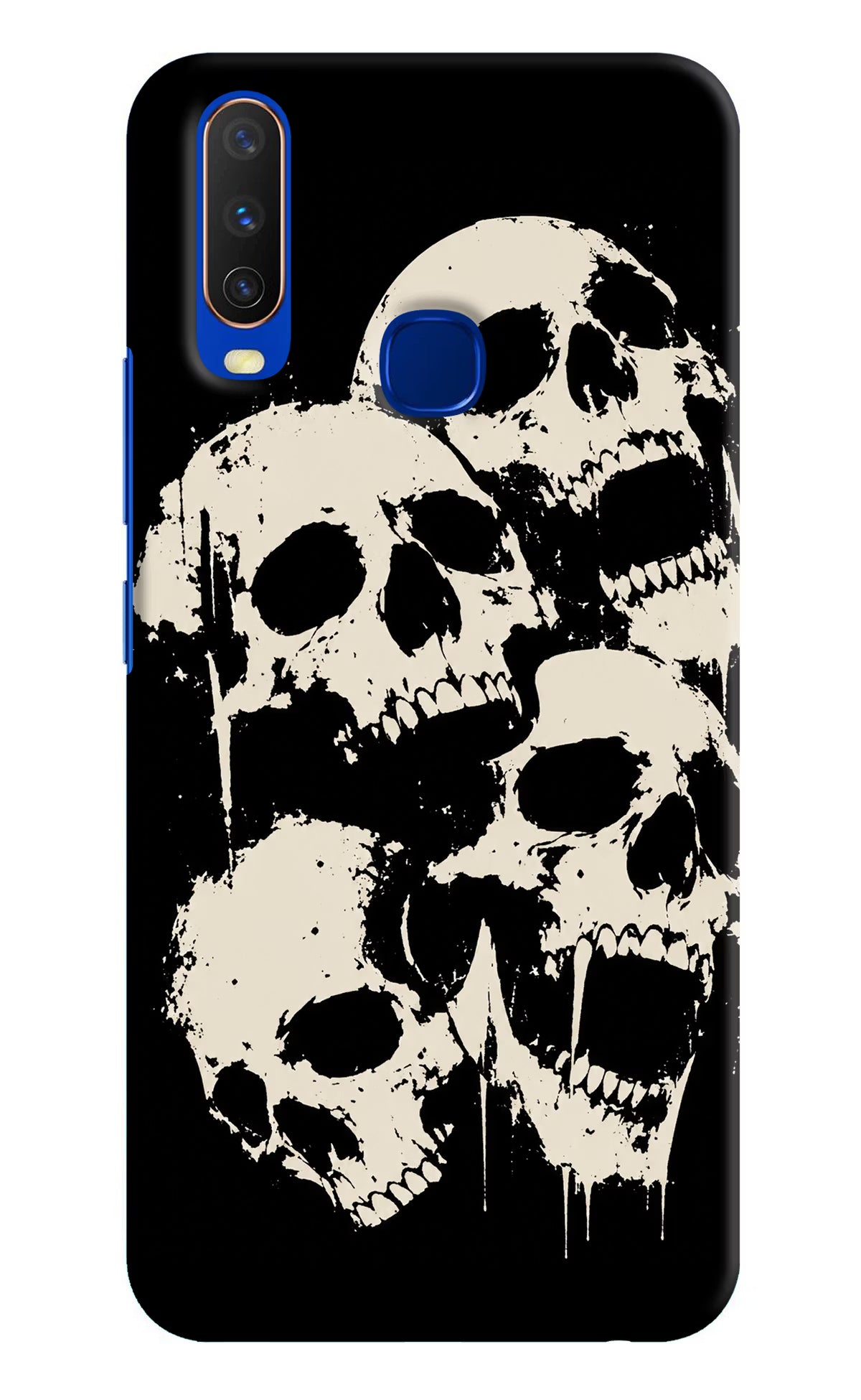 Dead Stack Vivo Y15/Y17 Hard Case Back Cover by Casekaro