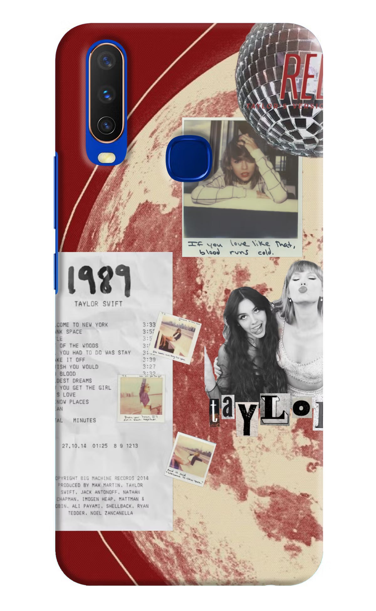 Taylor Swift Vivo Y15/Y17 Back Cover