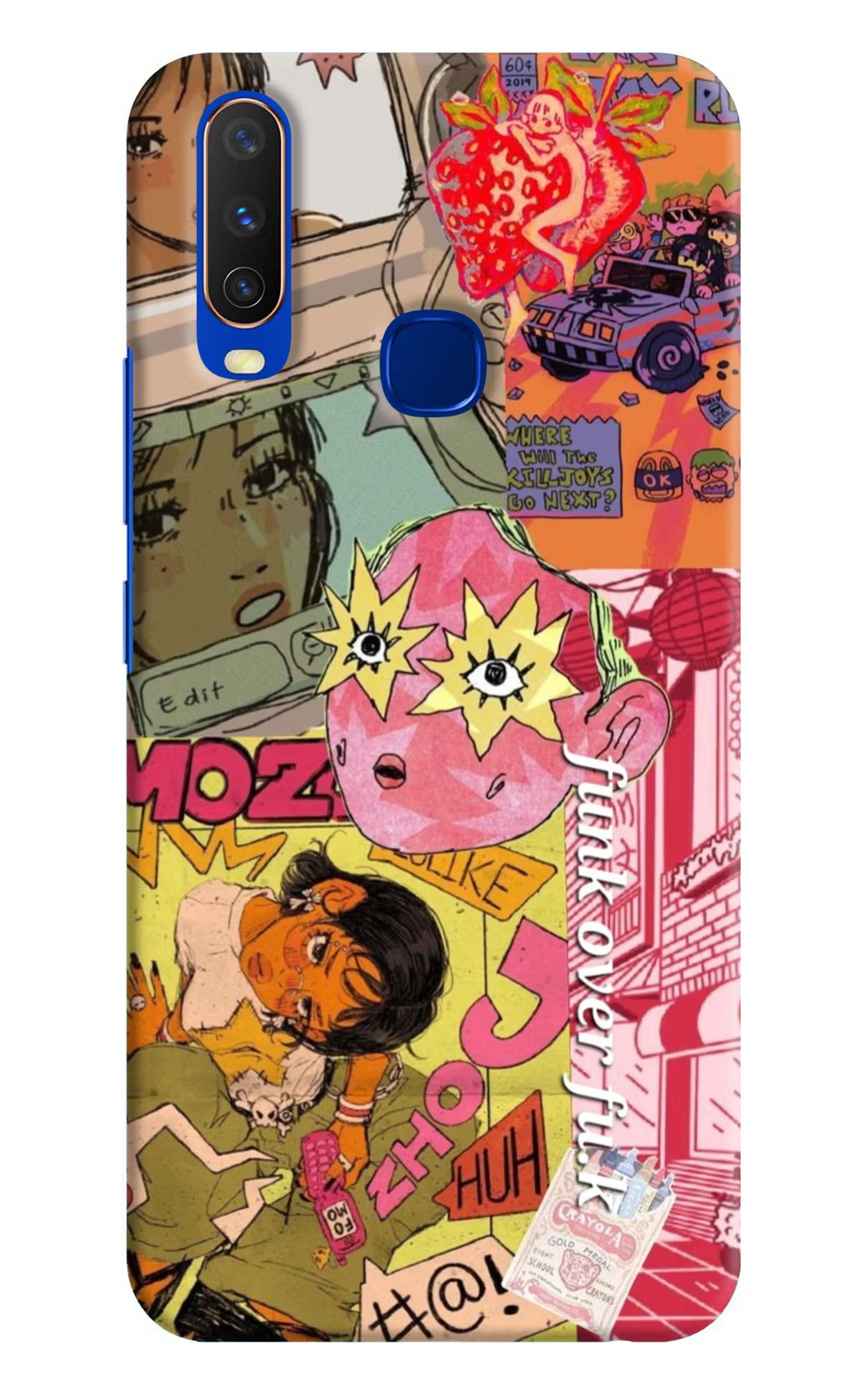 Funkover Vivo Y15/Y17 Back Cover