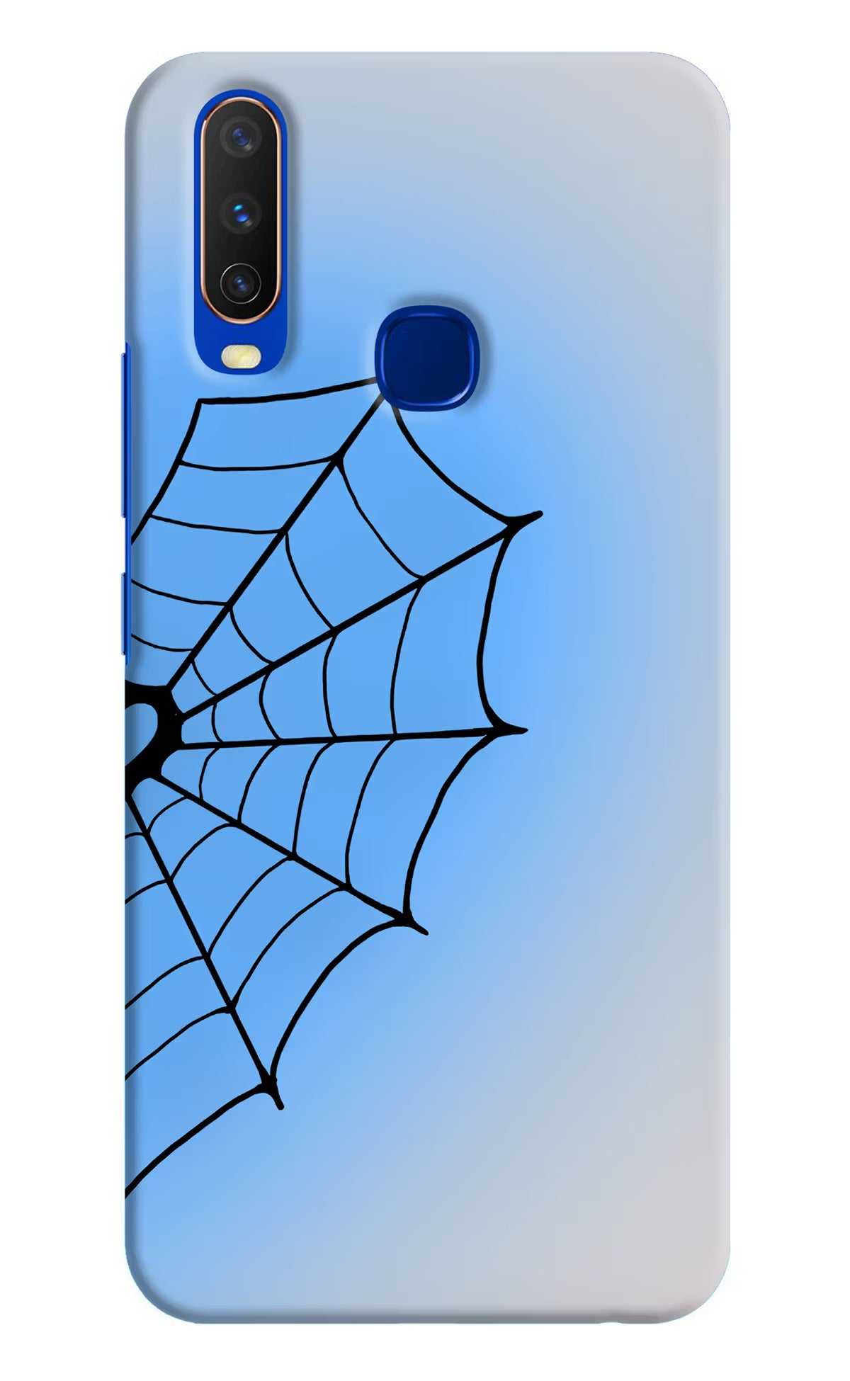 Blue Web Vivo Y15/Y17 Back Cover